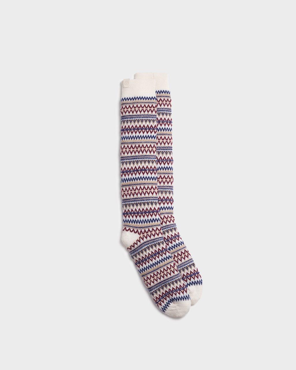 Fair Isle Wool Sock