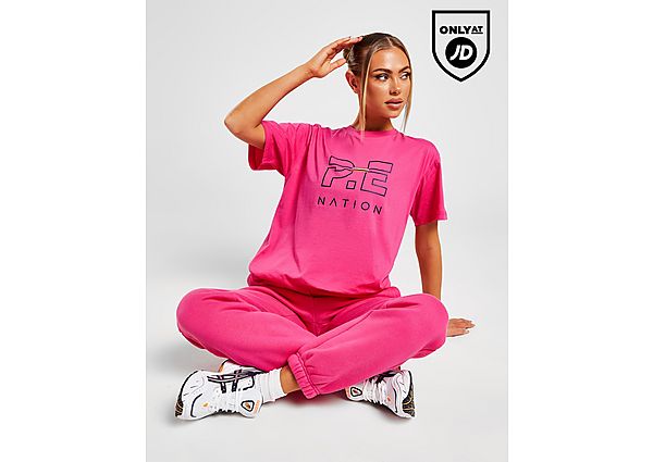 PE Nation T-shirt Dam, Pink