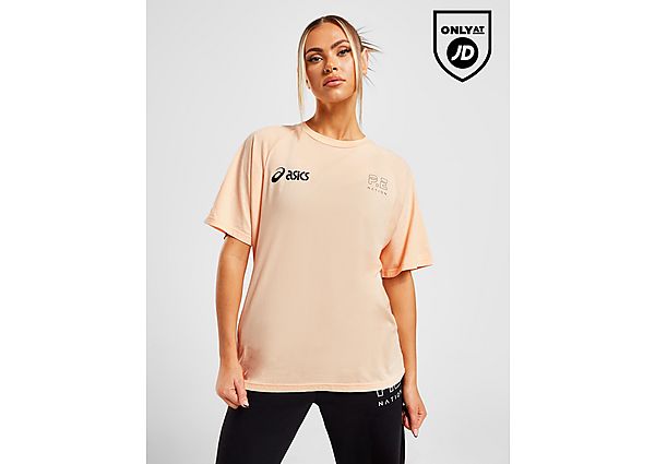 PE Nation x Asics Tracklite T-Shirt, Orange