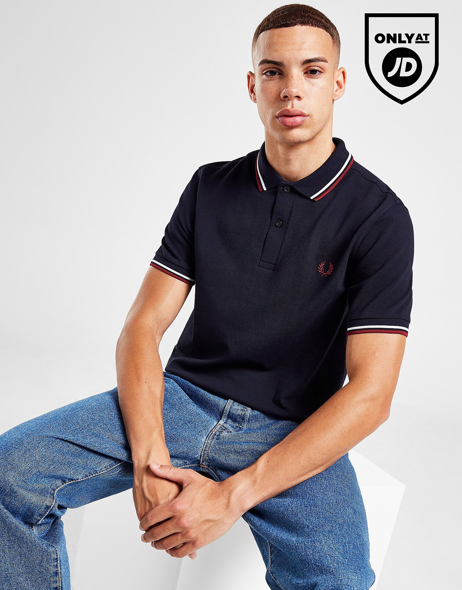 Fred Perry Polo Twin Tipped - Navy, Navy