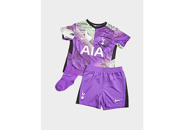 Nike Tercera equipación Tottenham Hotspur 2021/22 Equipación - Bebé e infantil, Wild Berry/Black/White