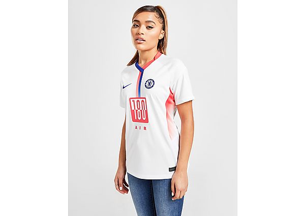 Nike Chelsea FC Stadium Air Max Shirt Women's - White/Concord, White/Concord