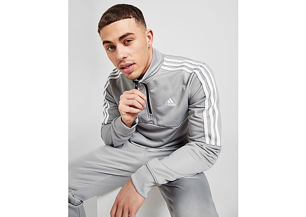 Adidas Match 1/2 Zip Football Track Top - Only at JD - Grey, Grey