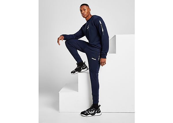 Emporio Armani EA7 Carbon Stripe Track Pants - Only at JD - Navy - Mens, Navy