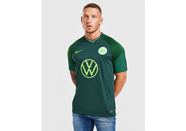 Nike VfL Wolfsburg 2021/22 Away Shirt - Pro Green/Cosmic Bonsai/Gorge Green/Sub Lime - Mens, Pro Green/Cosmic Bonsai/Gorge Green/Sub Lime