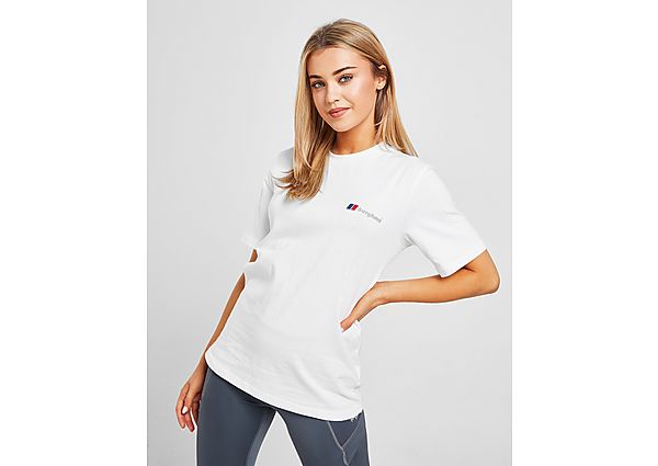 Berghaus Small Logo Boyfriend T-Shirt - White - Womens, White