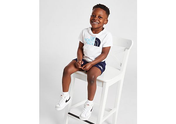 The North Face T-Shirt/Shorts Set Infant - White/Blue - Kids, White/Blue