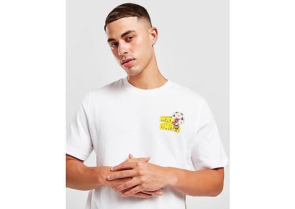 Adidas Originals Manchester United FC Graphic T-Shirt - White - Mens, White