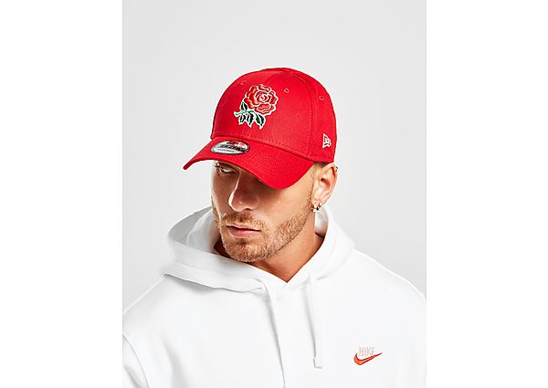 New Era England Rugby 9FORTY Cap - Red, Red