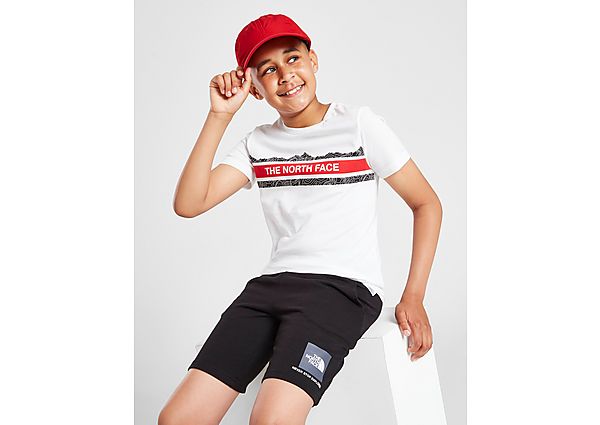 The North Face Central Mountain Linear T-Shirt Junior - Only at JD - White - Kids, White