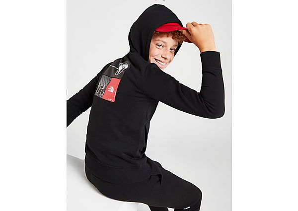 The North Face Back Multi Dome Graphic Hoodie Junior - Only at JD - Black - Kids, Black