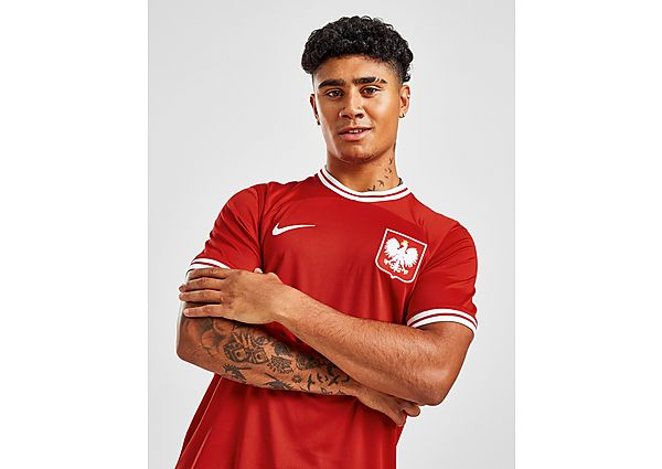 Nike Poland 2022 Away Shirt - Red - Mens, Red