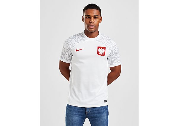 Nike Poland 2022 Home Shirt - White - Mens, White
