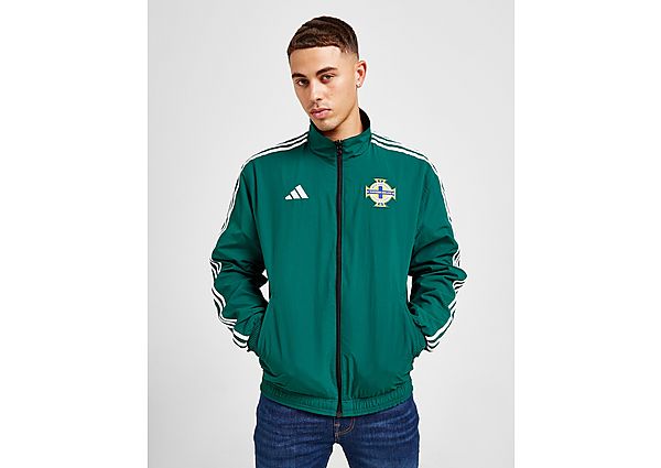adidas Northern Ireland 2022 Anthem Jacket - Green - Mens, Green