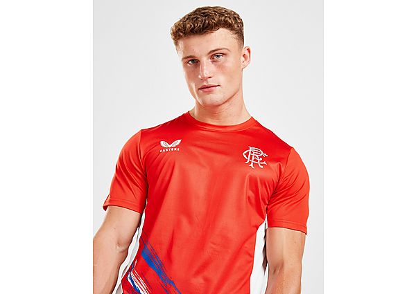 Castore Rangers FC 2022/23 Match Day T-Shirt - Red - Mens, Red