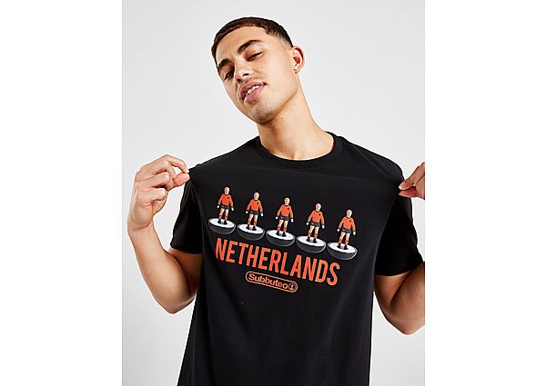 12th Territory Netherlands Subbuteo T-Shirt - Black - Mens, Black