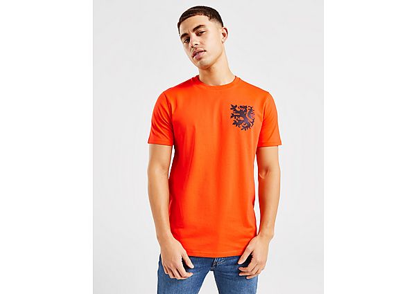 12th Territory Netherlands Retro T-Shirt - Orange - Mens, Orange
