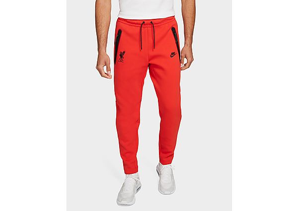 Nike Pantalon Liverpool FC Tech Fleece pour Homme - Rush Red/Black, Rush Red/Black