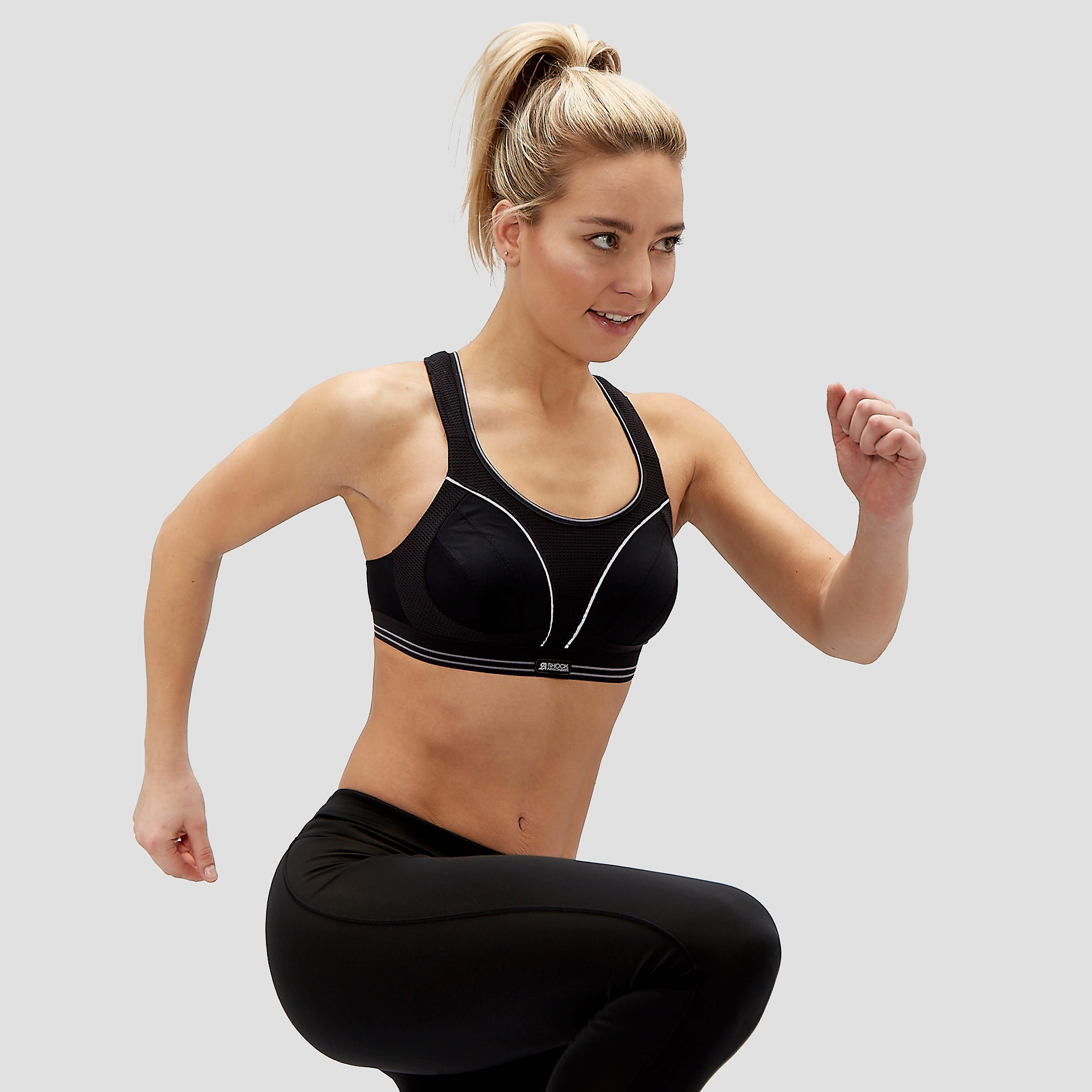 SHOCKABSORBER Perfect run sportbeha zwart dames Dames