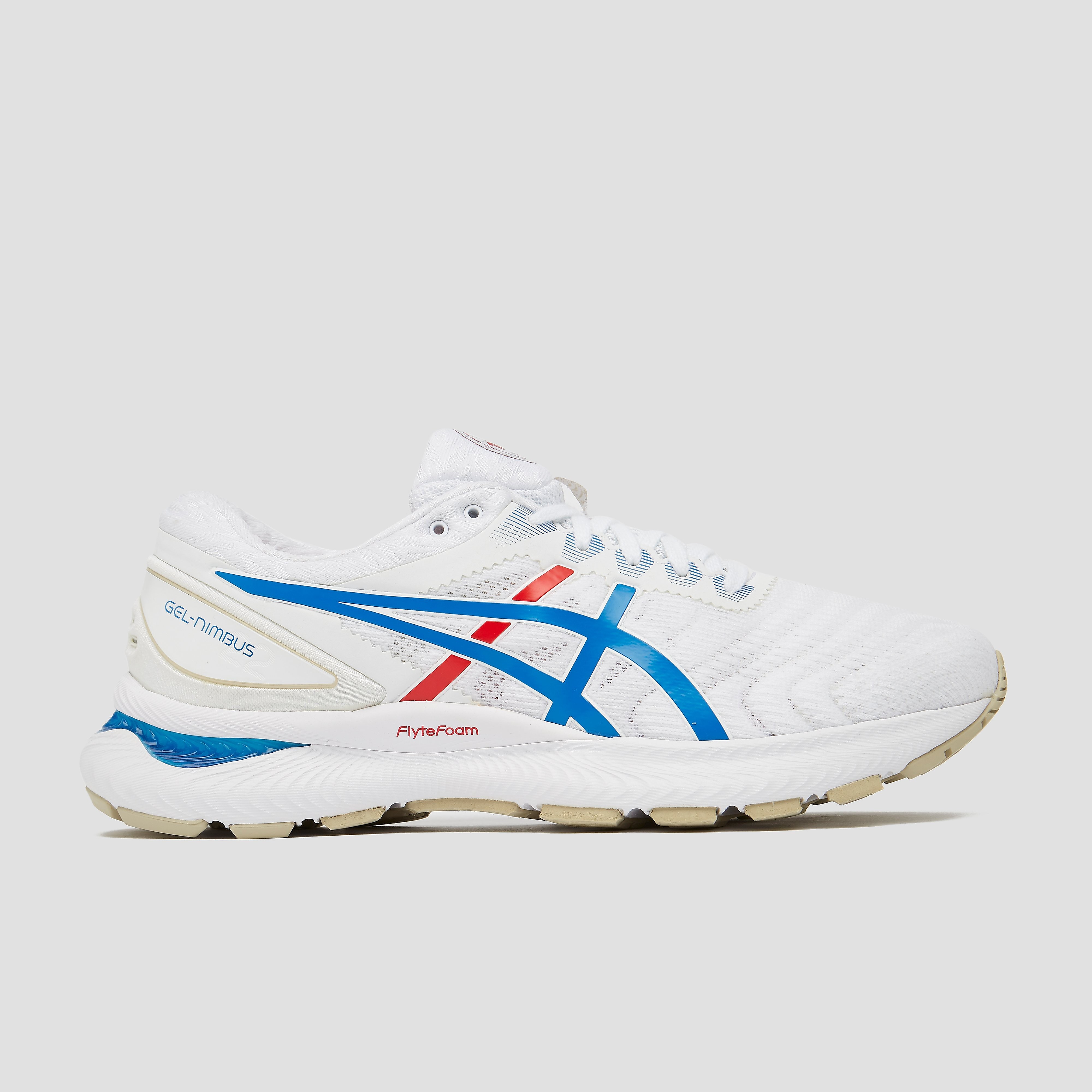 ASICS Gel-nimbus 22 retro tokyo hardloopschoenen wit/blauw heren Heren