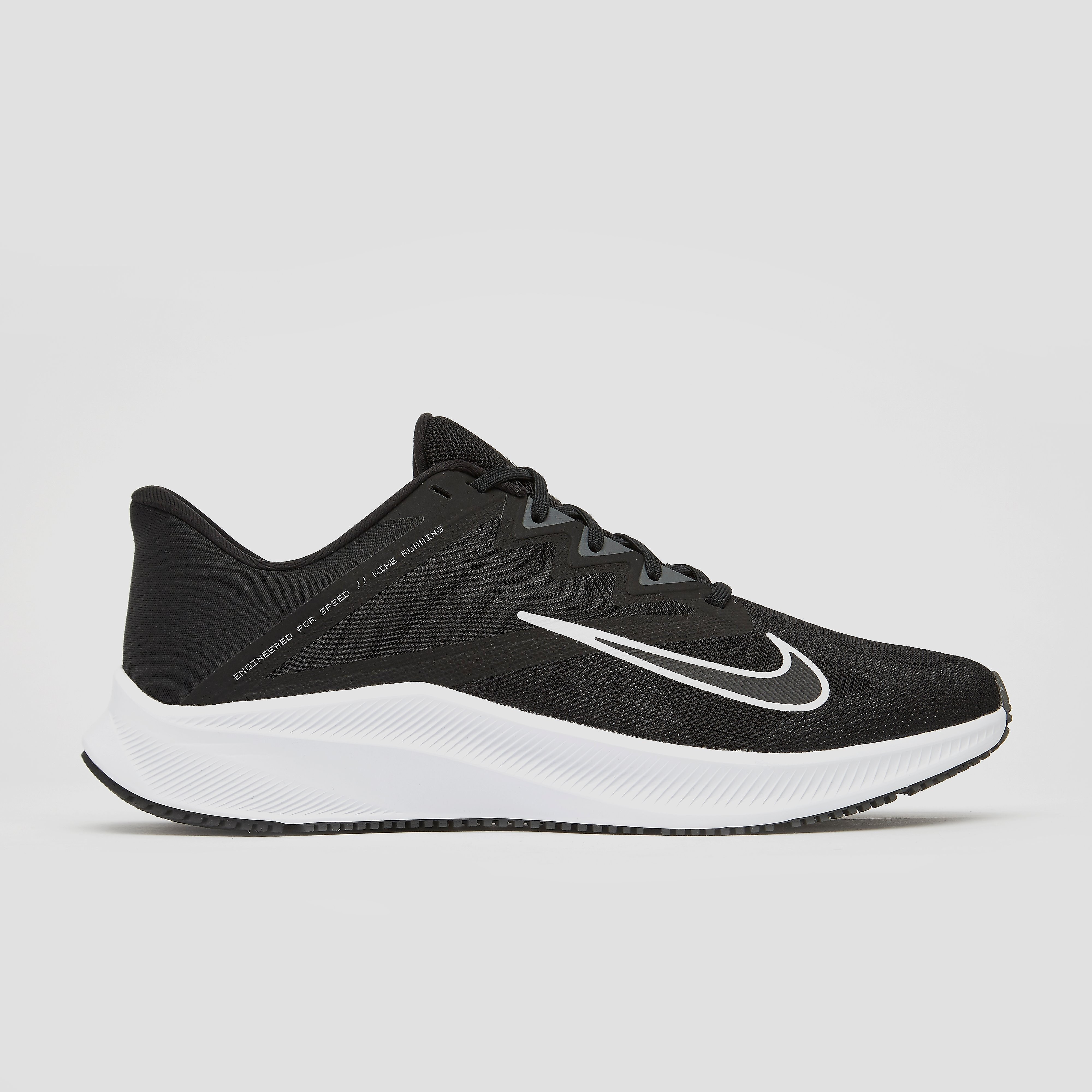 NIKE Quest 3 hardloopschoenen zwart/wit heren Heren
