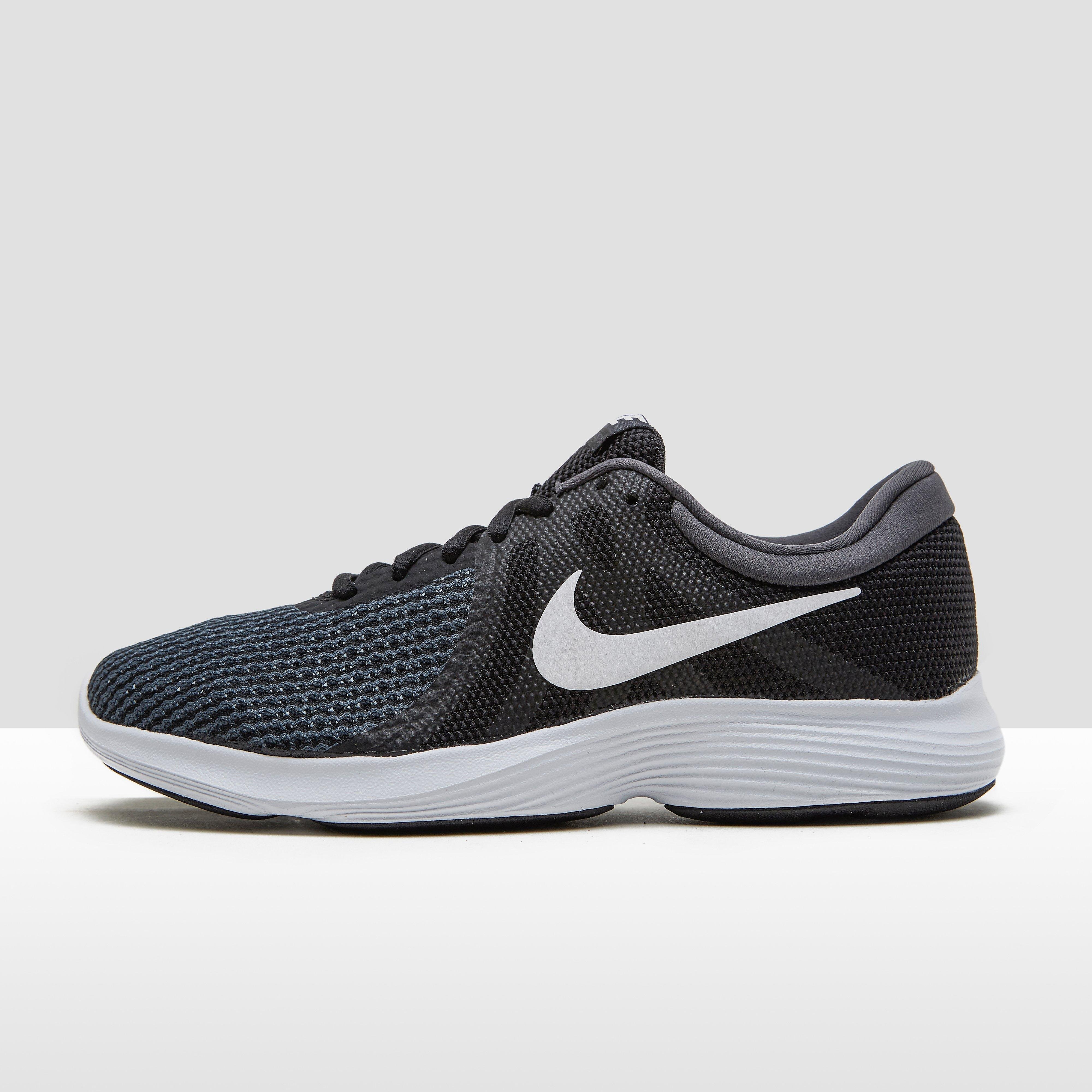 NIKE Revolution 4 hardloopschoenen zwart/wit dames Dames