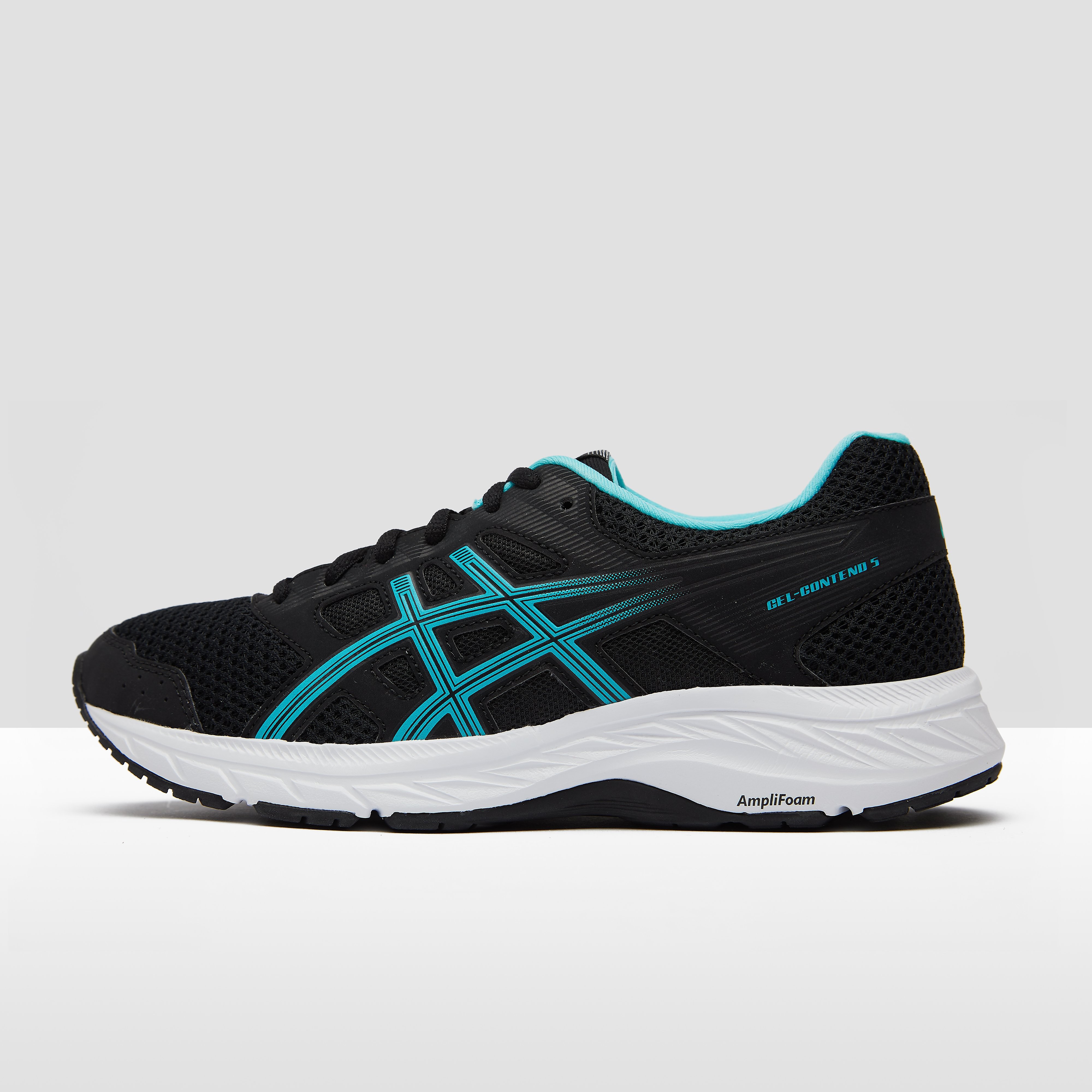 ASICS Gel-contend 5 hardloopschoenen zwart/blauw dames Dames