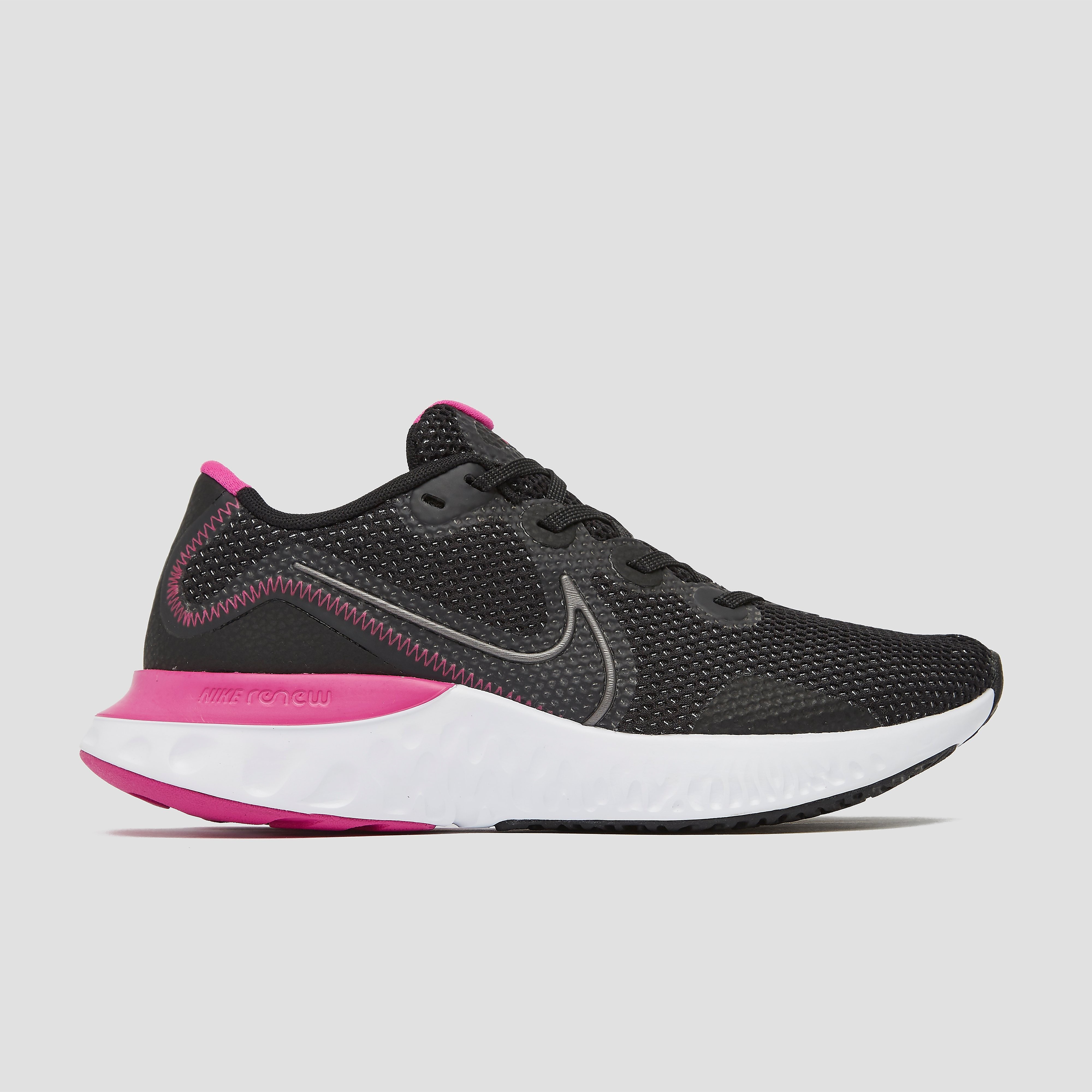 NIKE Renew run hardloopschoenen zwart/roze dames Dames