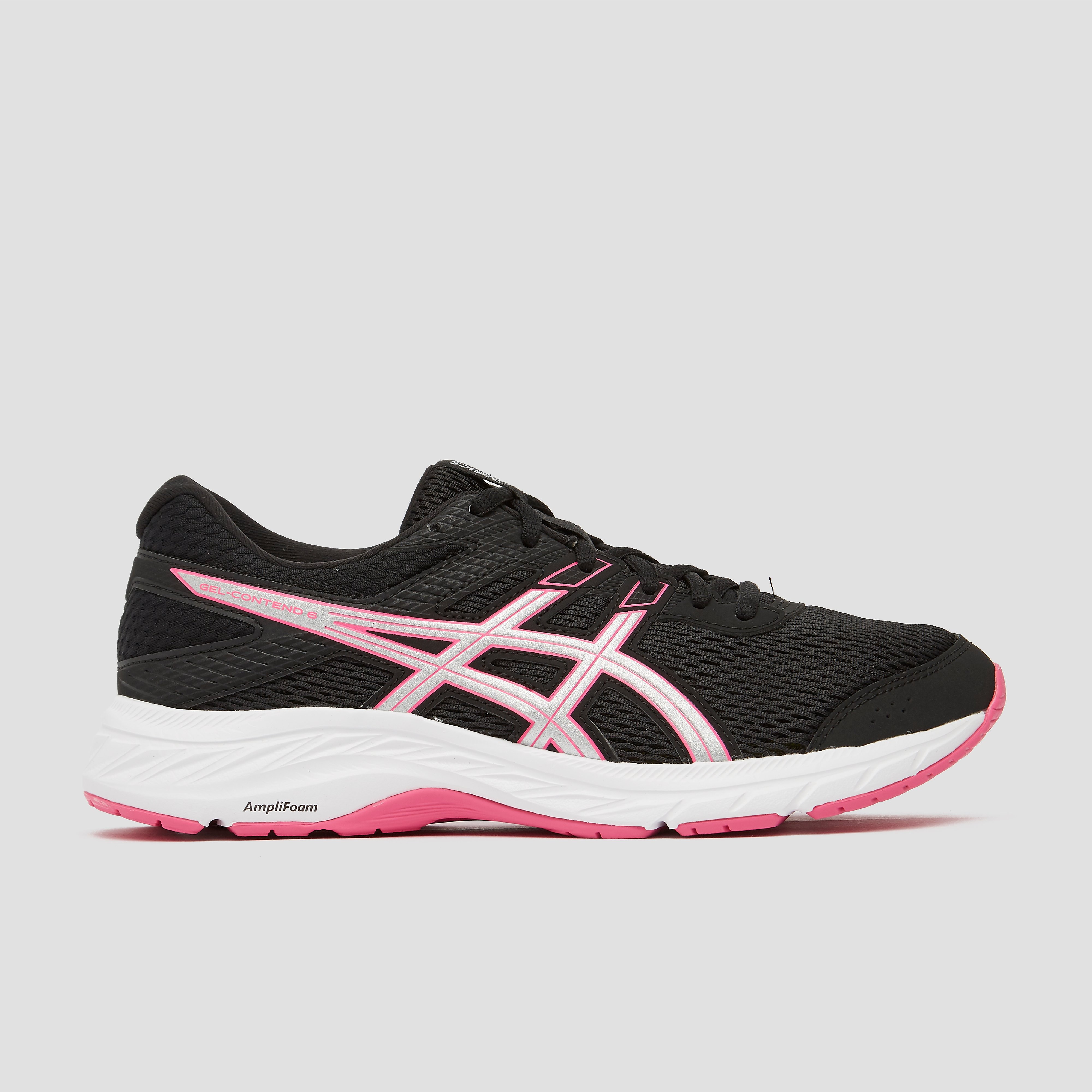ASICS Gel-contend 6 hardloopschoenen zwart/roze dames Dames