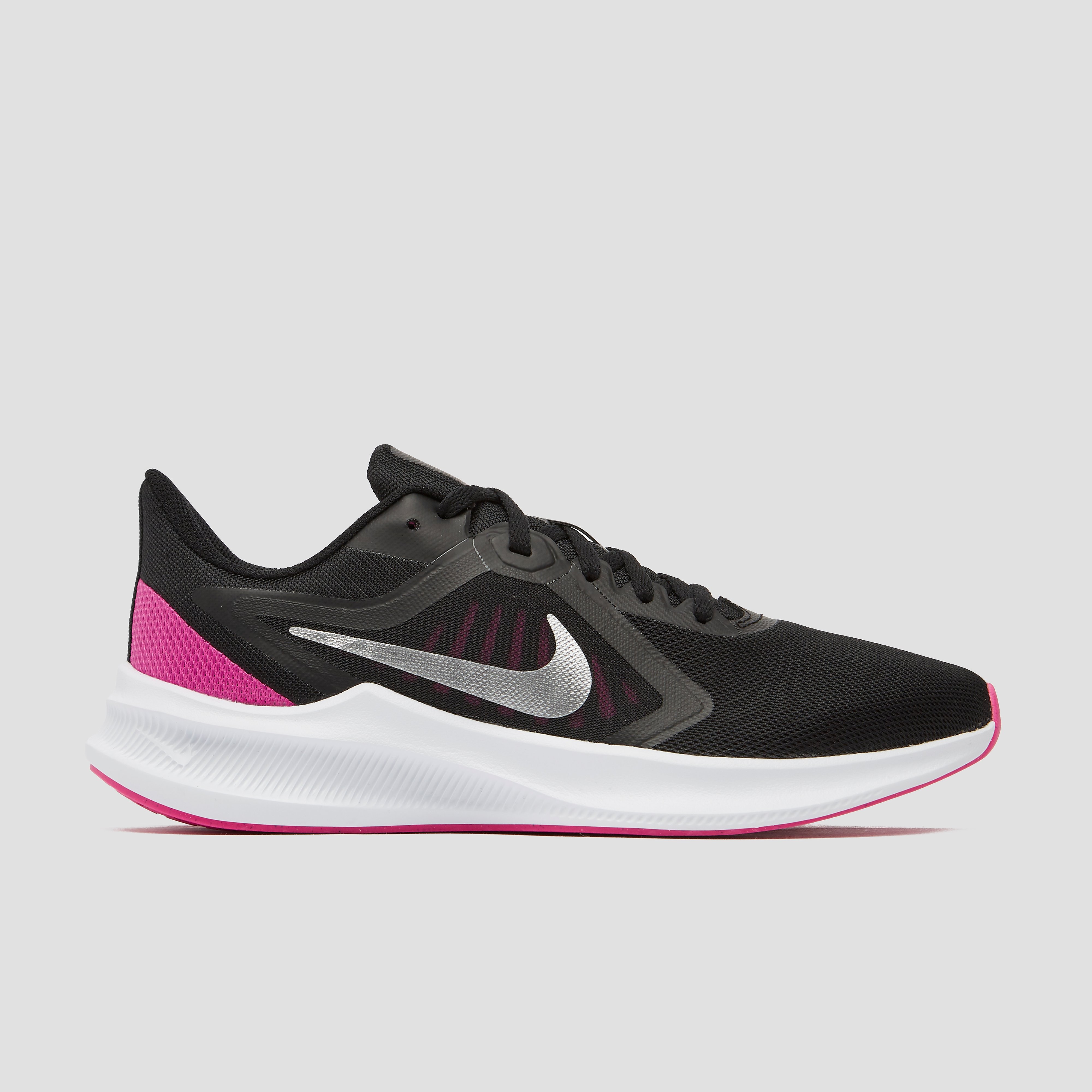 NIKE Downshifter 10 hardloopschoenen zwart/roze dames Dames