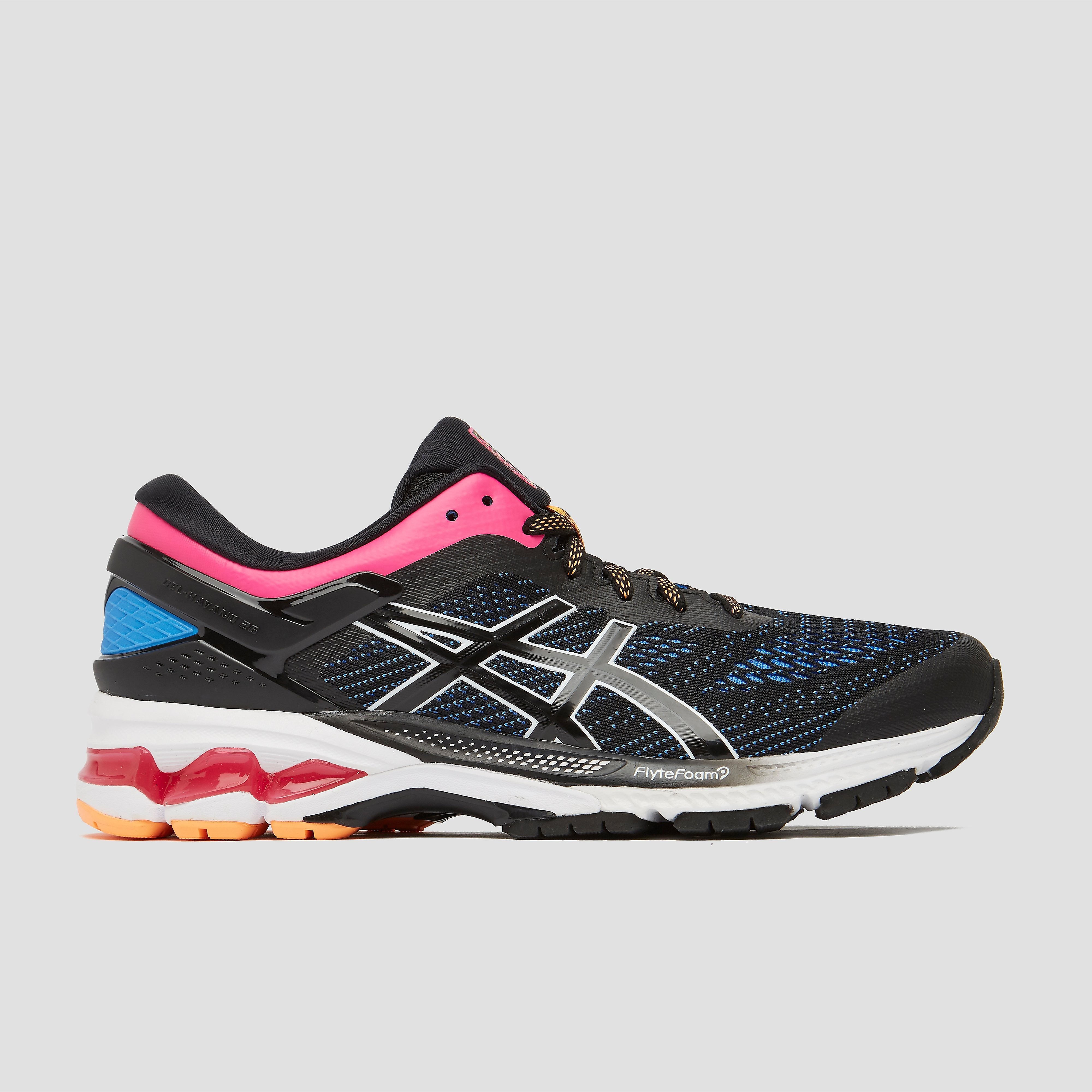 ASICS Gel kayano 26 hardloopschoenen zwart rood dames Dames