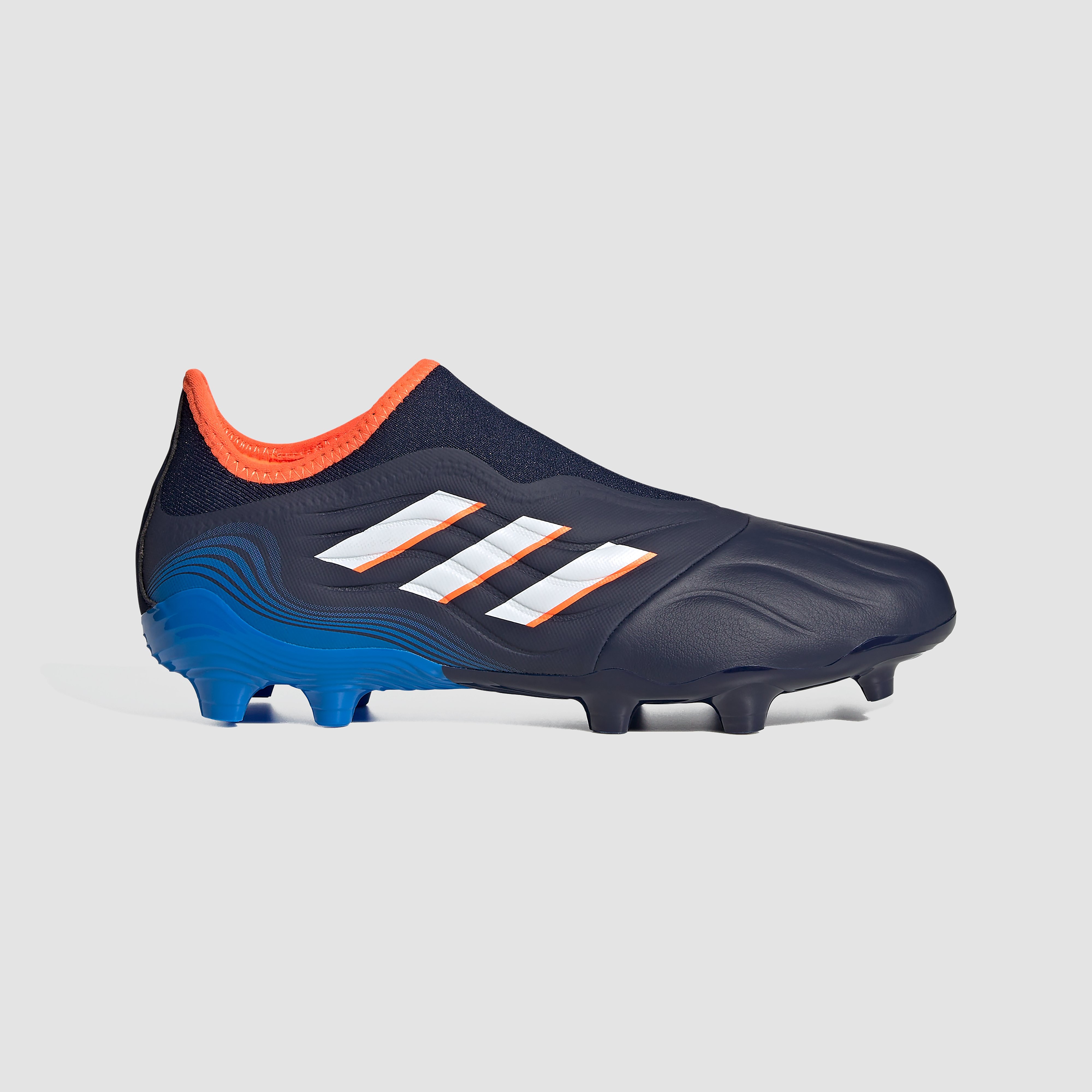 adidas Adidas copa sense.3 laceless fg voetbalschoenen blauw heren