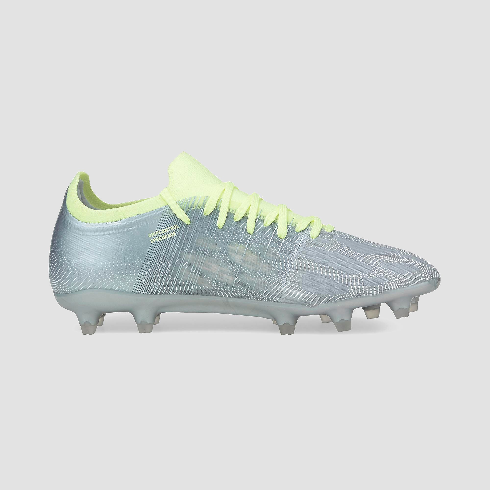 Puma Ultra 3.4 Fg Voetbalschoenen Grijs/Groen - Maat 38