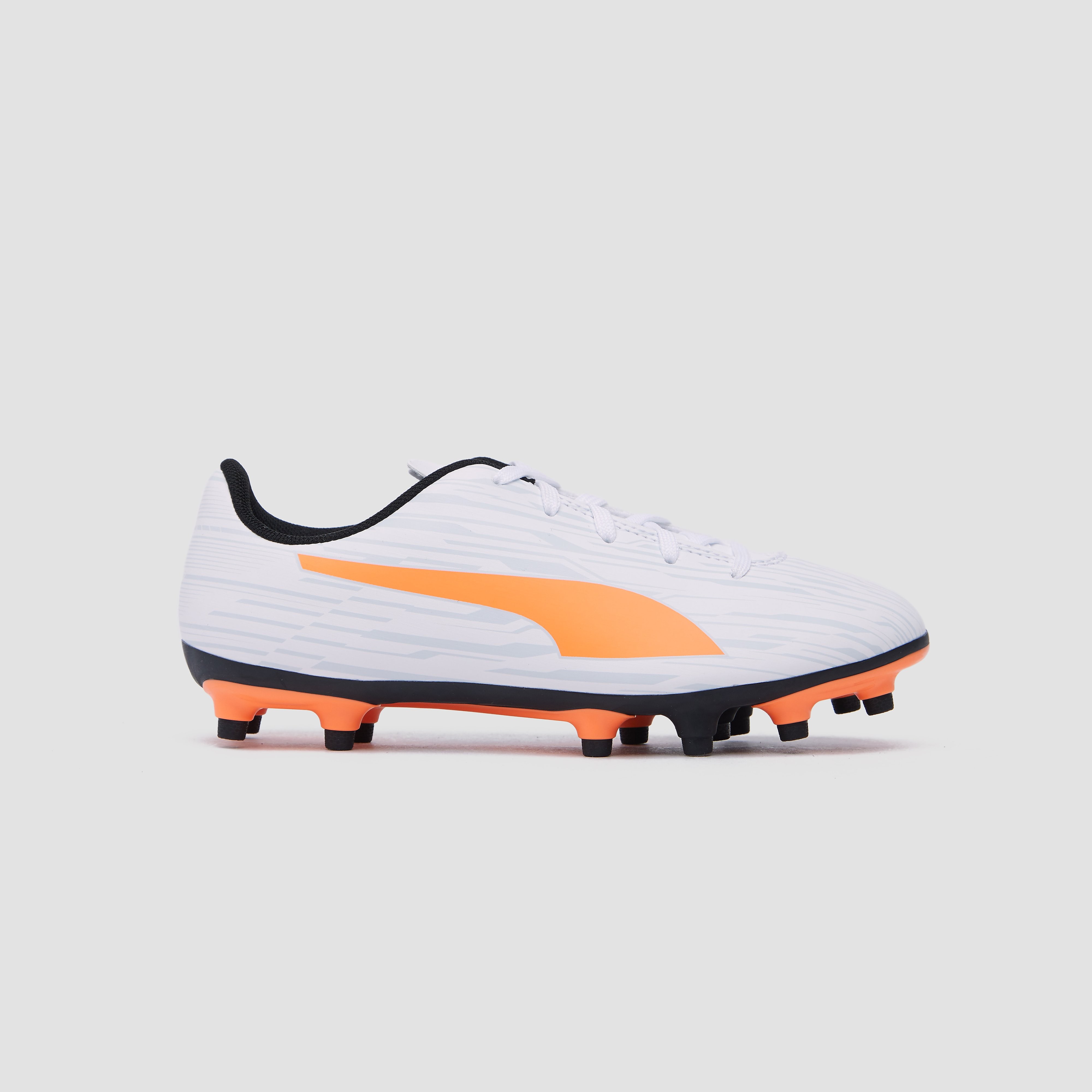 Puma rapido iii fg/ag voetbalschoenen wit/oranje kinderen online kopen