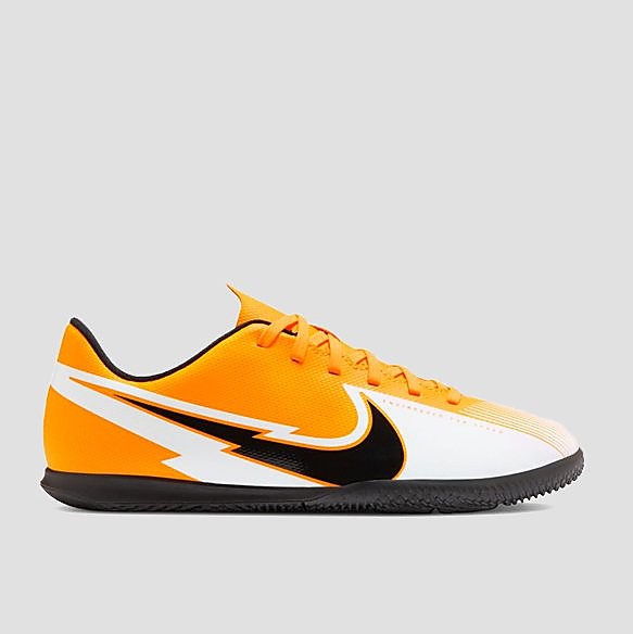 NIKE Mercurial vapor 13 club ic voetbalschoenen oranje/wit kinderen Kinderen