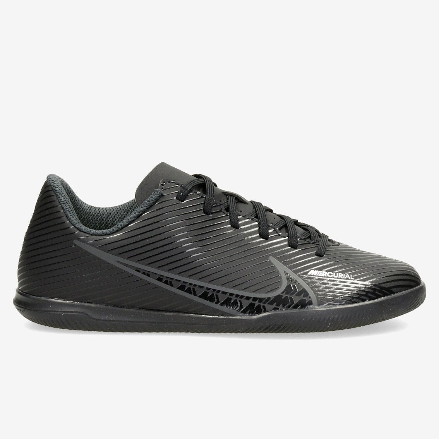 Nike Nike mercurial vapor 15 club ic voetbalschoenen zwart/grijs kinderen kinderen