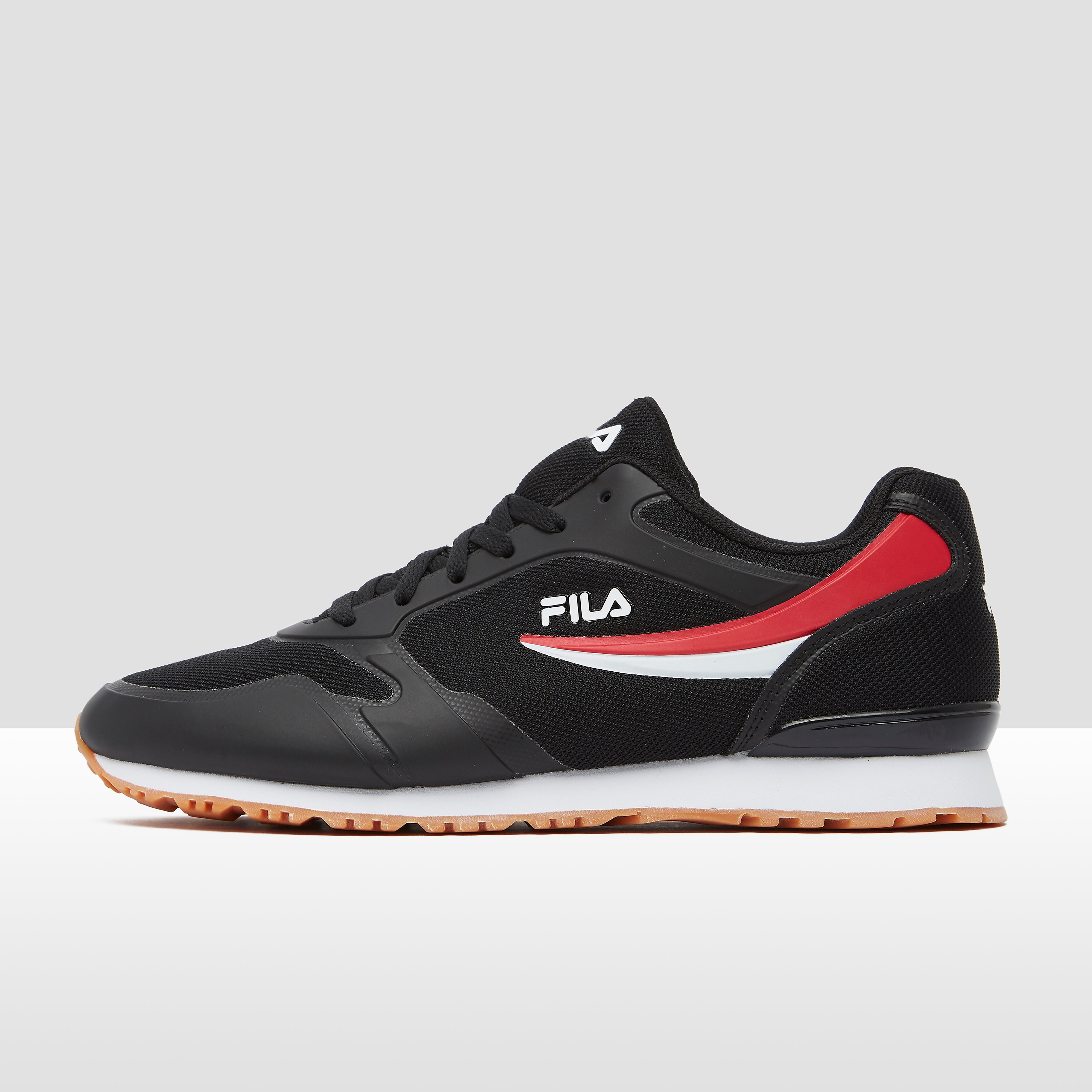 Zwarte fila schoenen heren sales