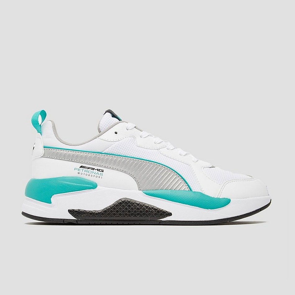 PUMA Mercedes amg petronas motorsport x-ray sneakers wit/groen heren Heren