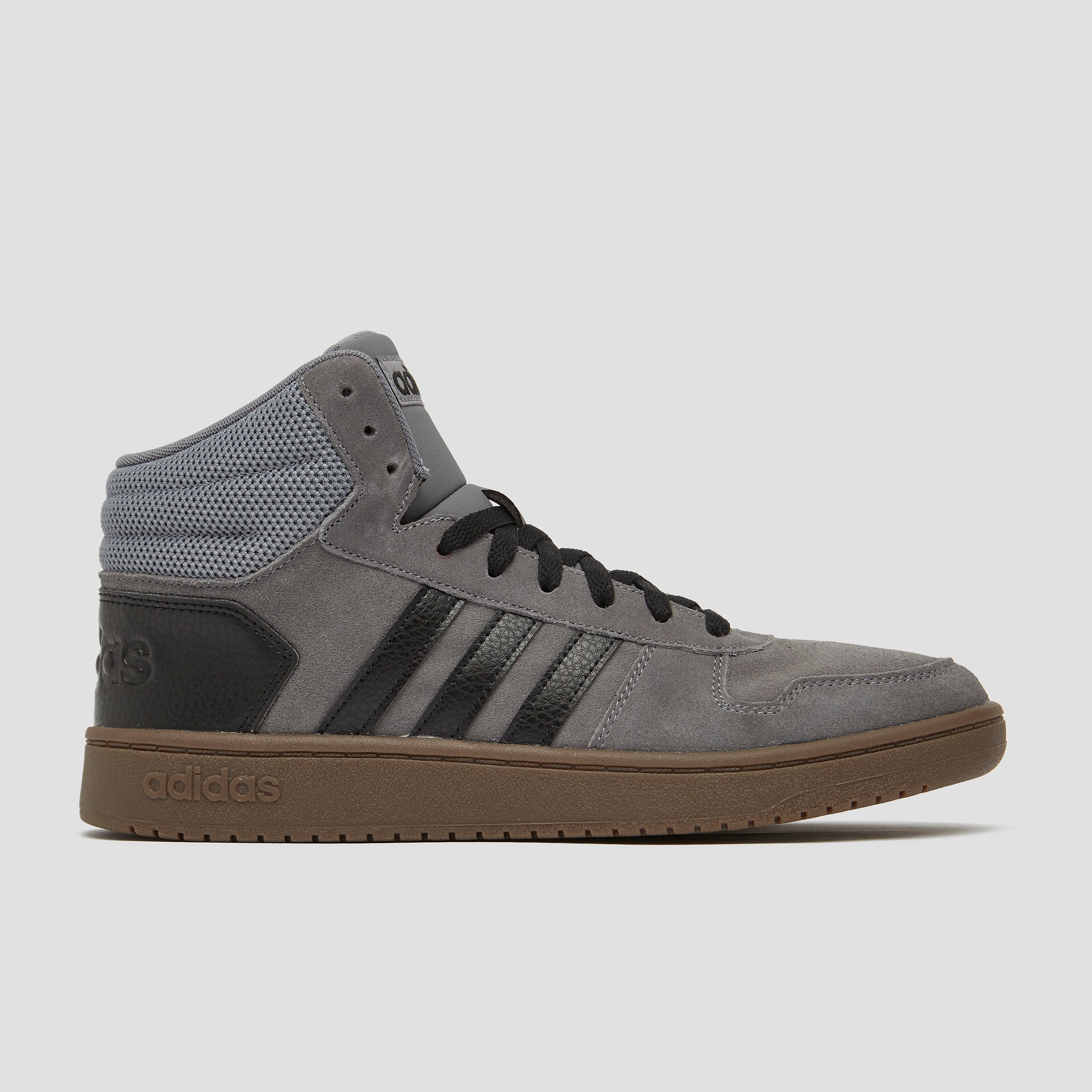 adidas Hoops 2.0 mid sneakers grijs/zwart heren Heren