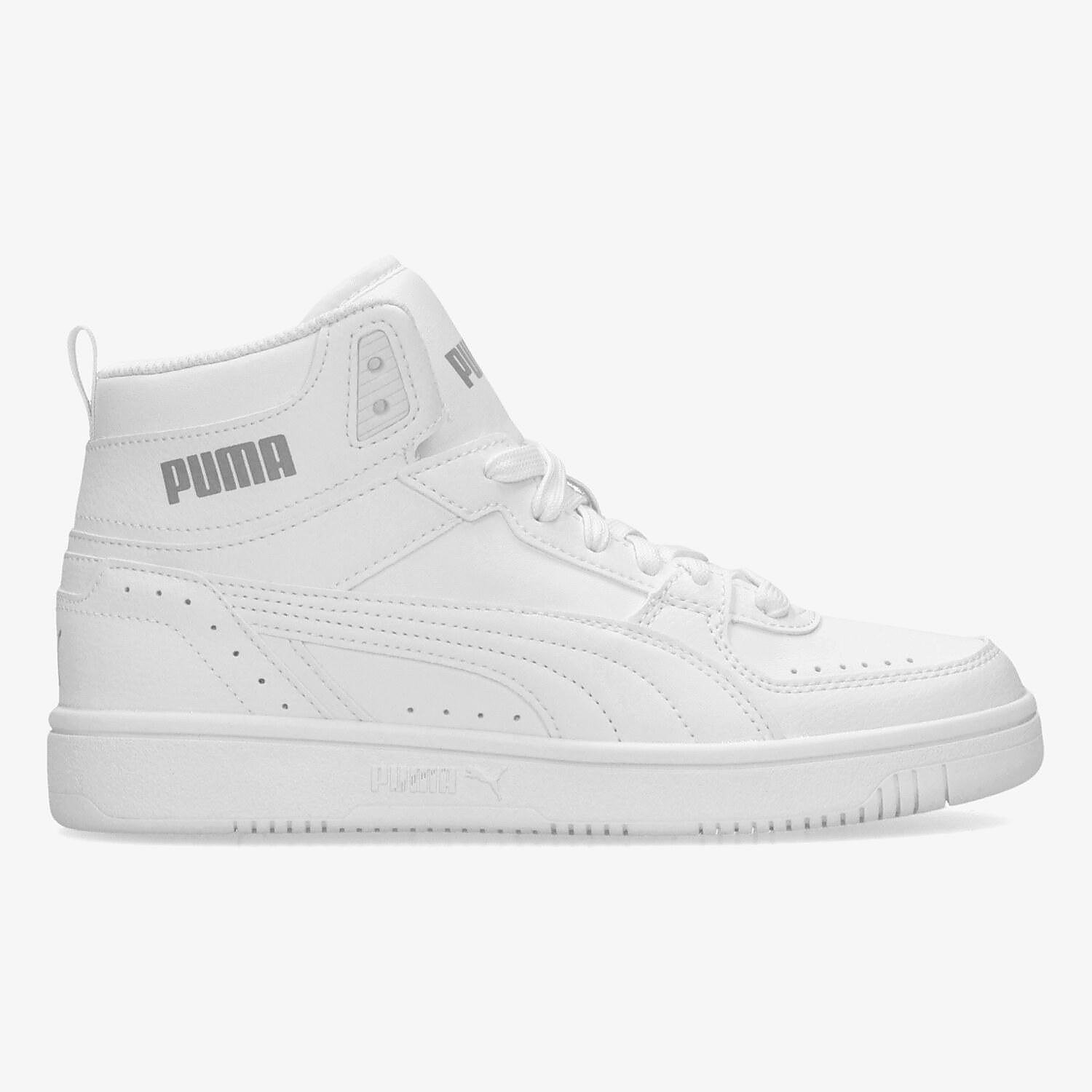 PUMA Rebound JOY Unisex Sneakers - White/Limestone - Maat 42