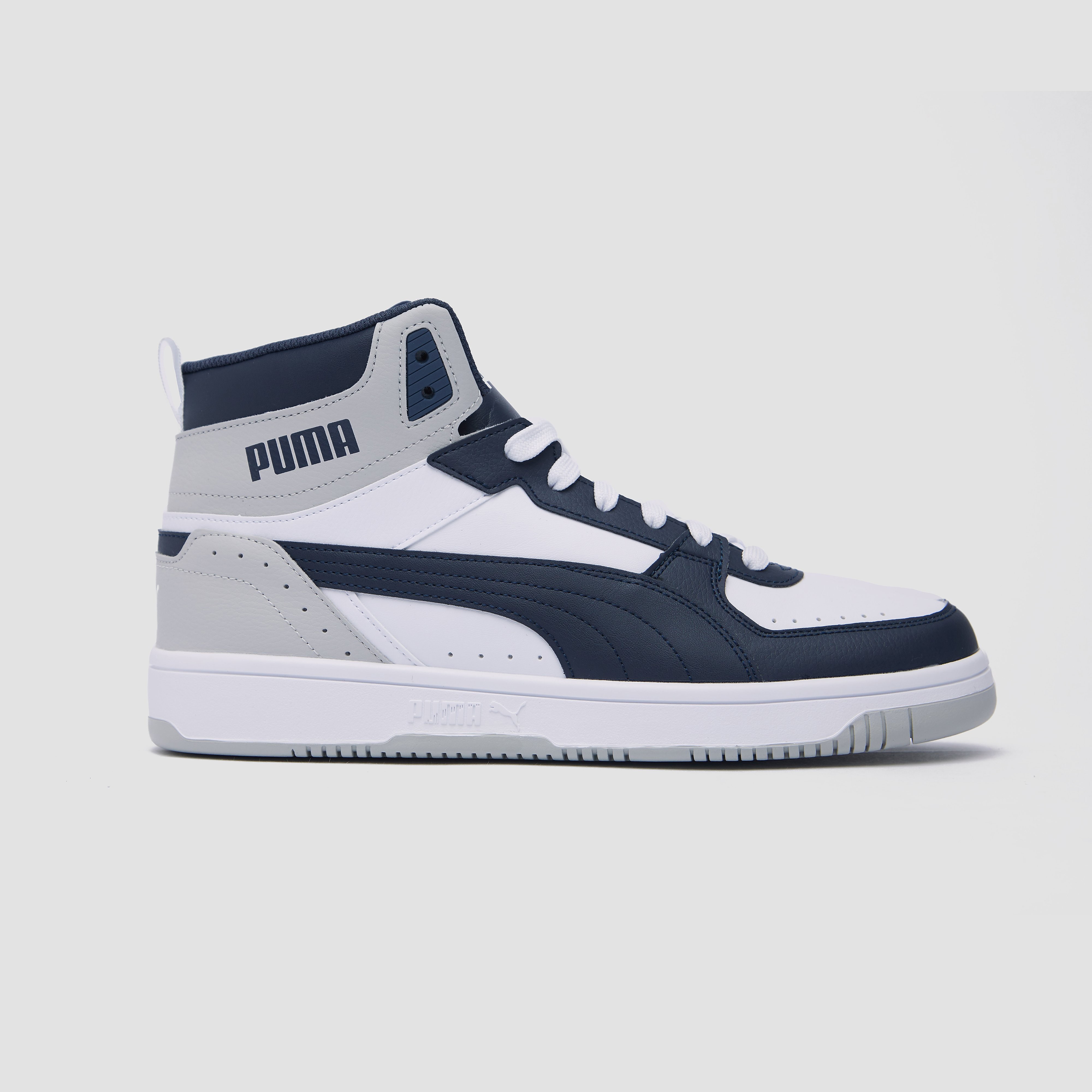 Puma Rebound Joy Mid Sneakers Wit/Blauw Heren - Maat 44