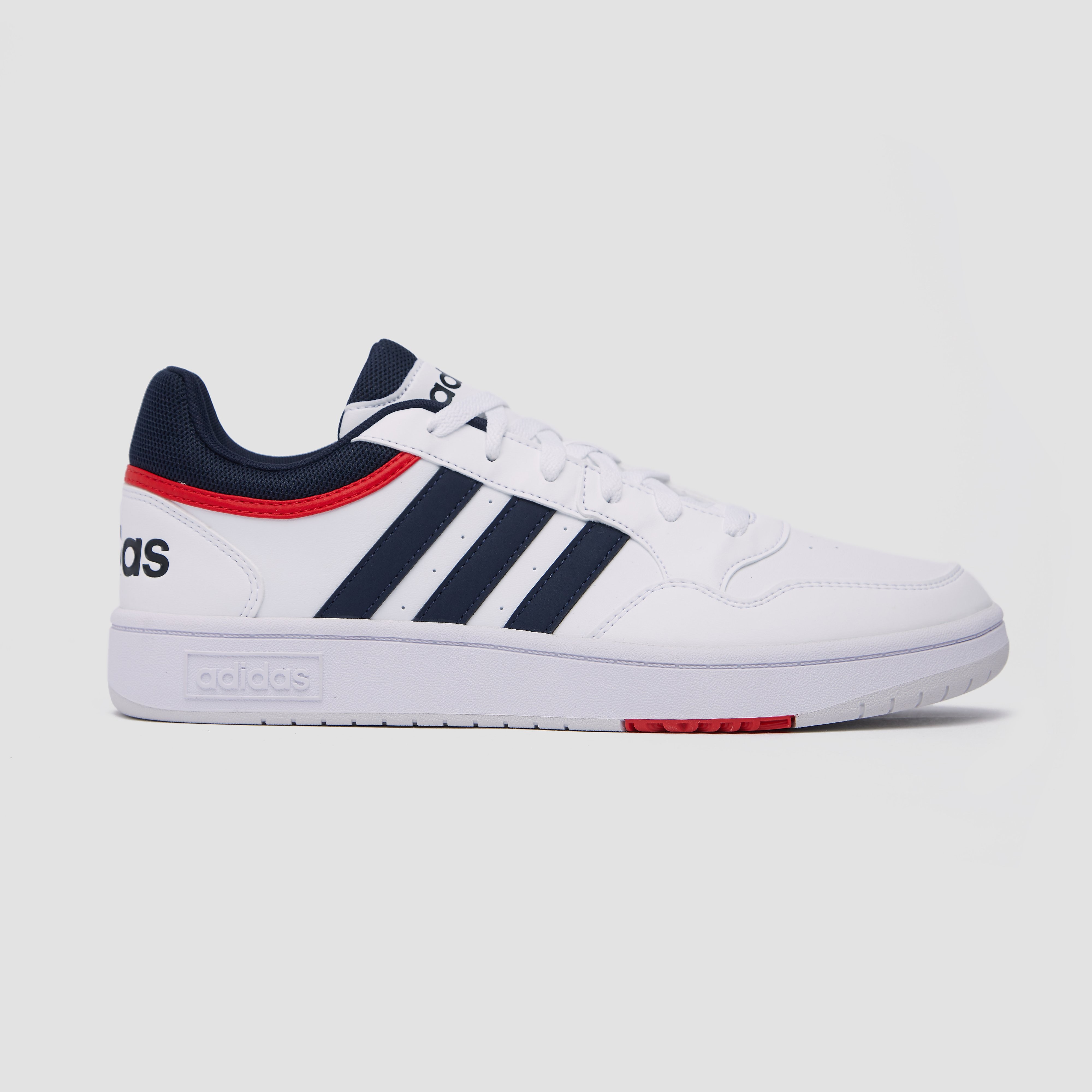 Image of adidas Adidas hoops 3.0 sneakers wit/rood  | Heren sneakers