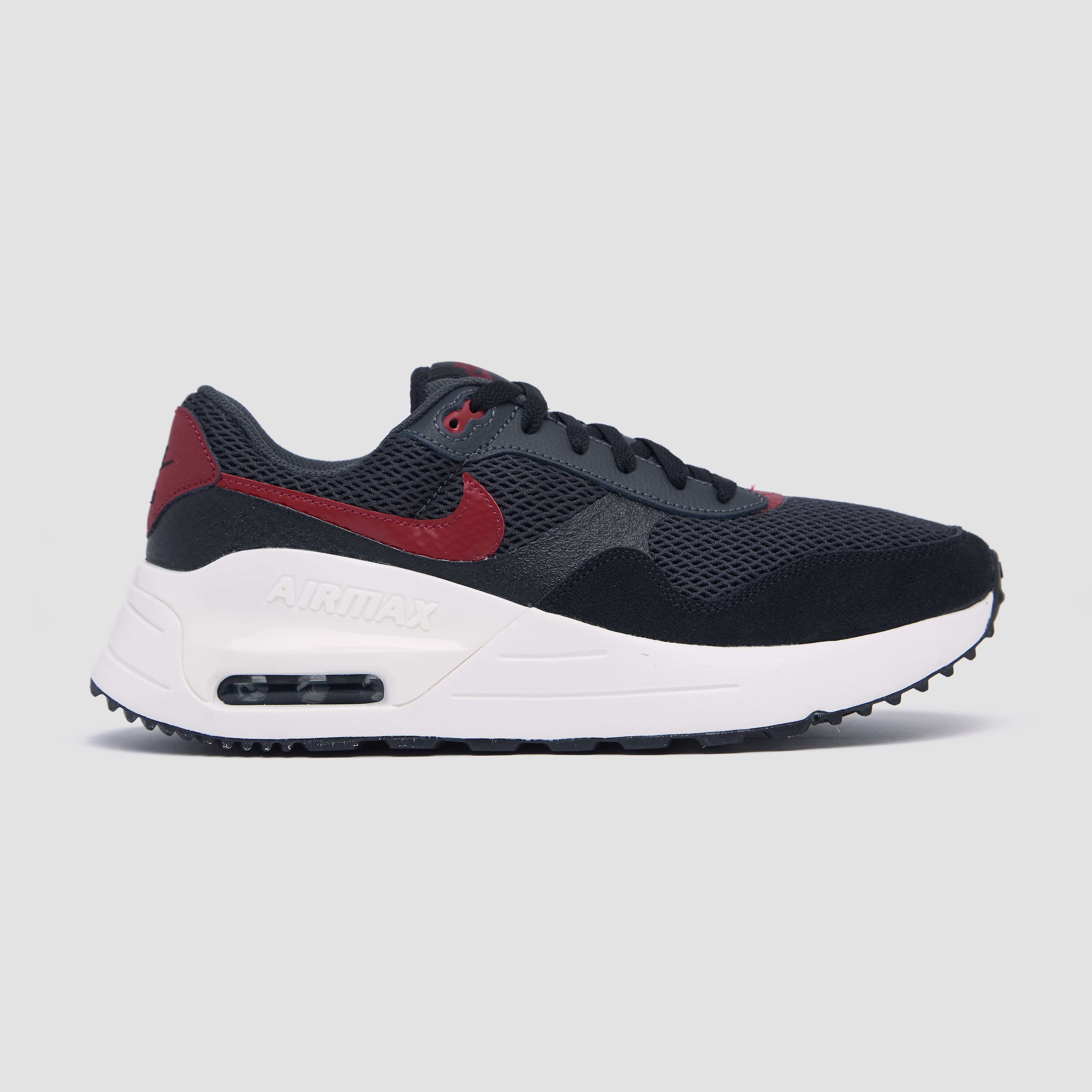 Nike Nike air max systm sneakers zwart/rood heren heren