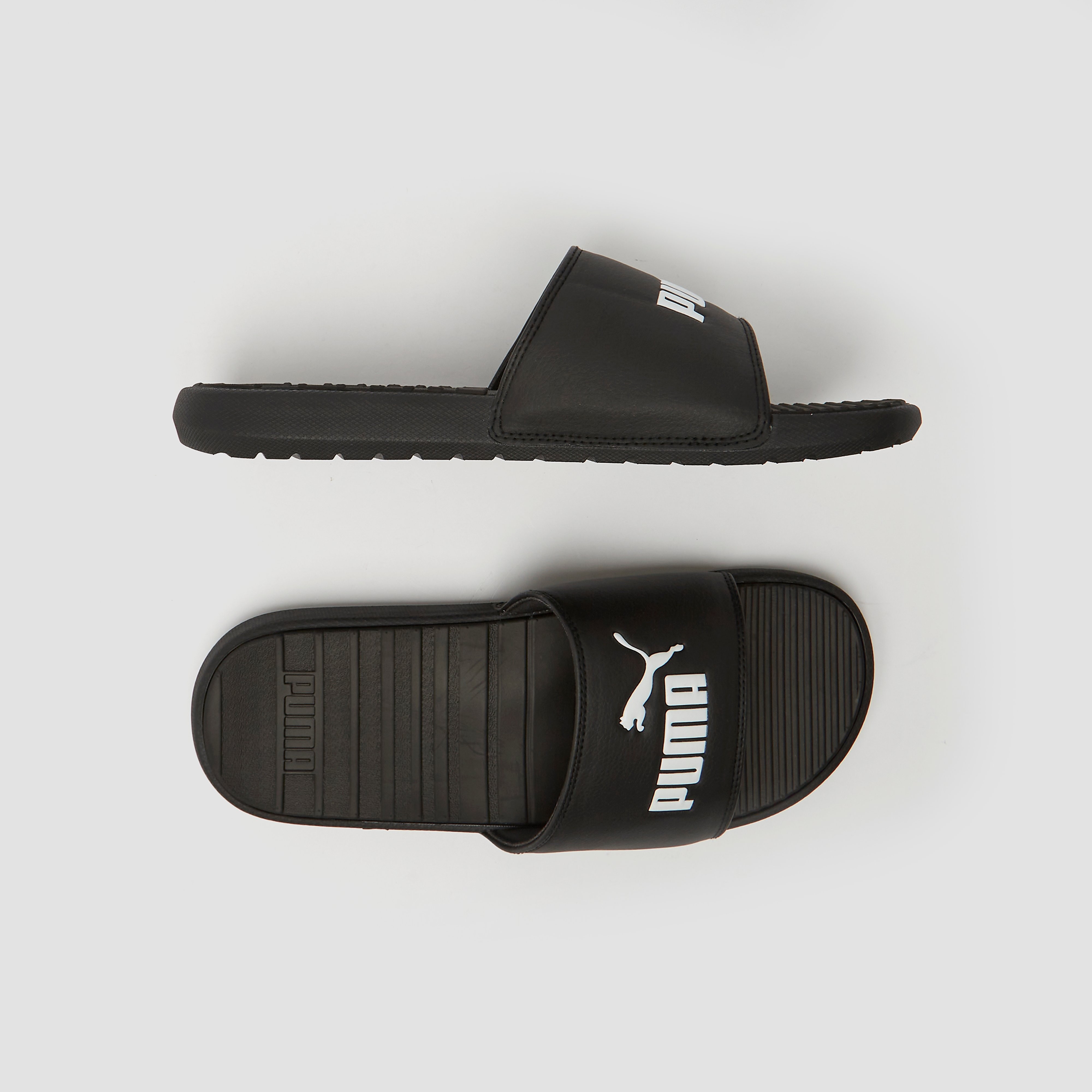 Puma Puma cool cat slippers zwart/wit heren heren