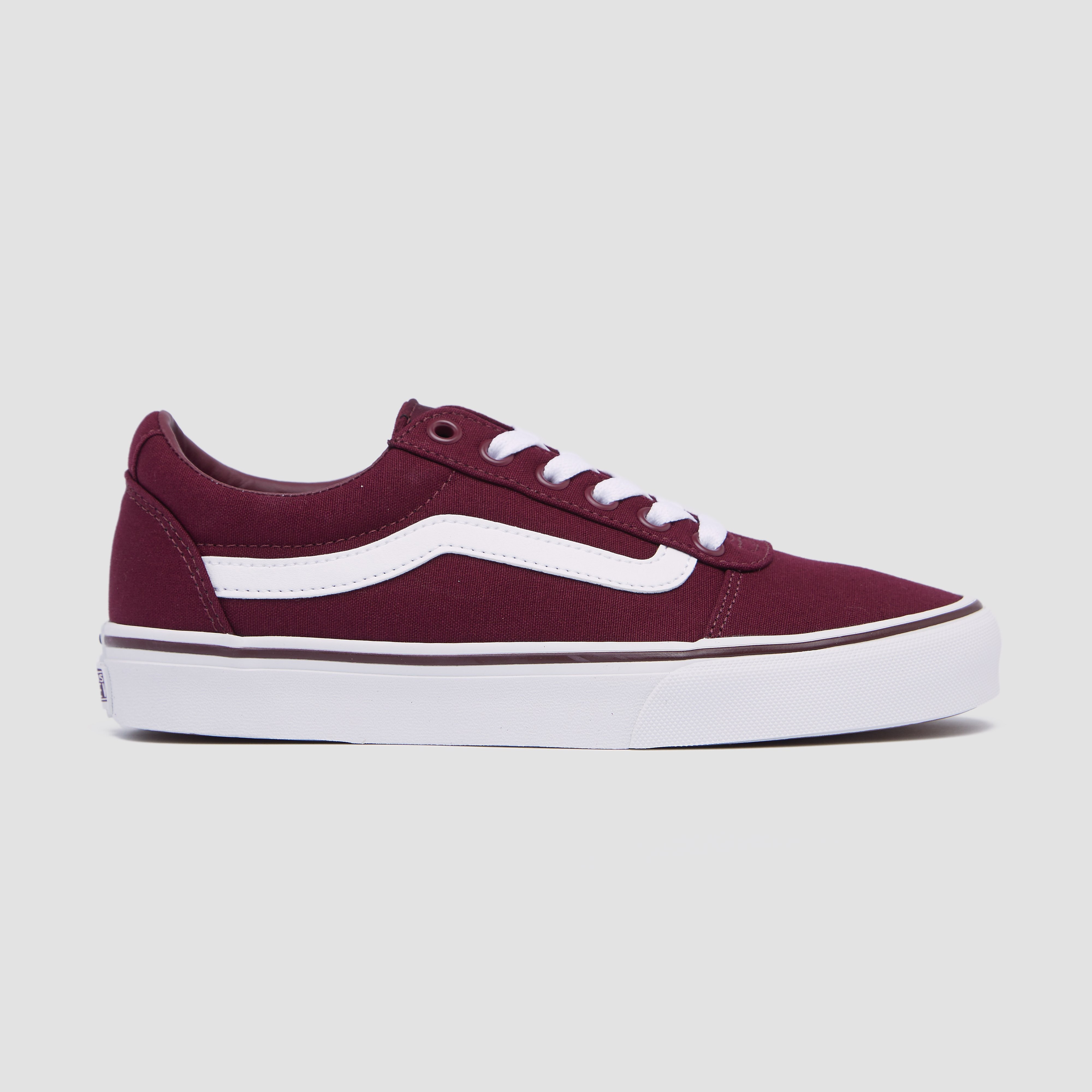 Vans Ward Canvas Dames Sneakers - Burgundy - Maat 37