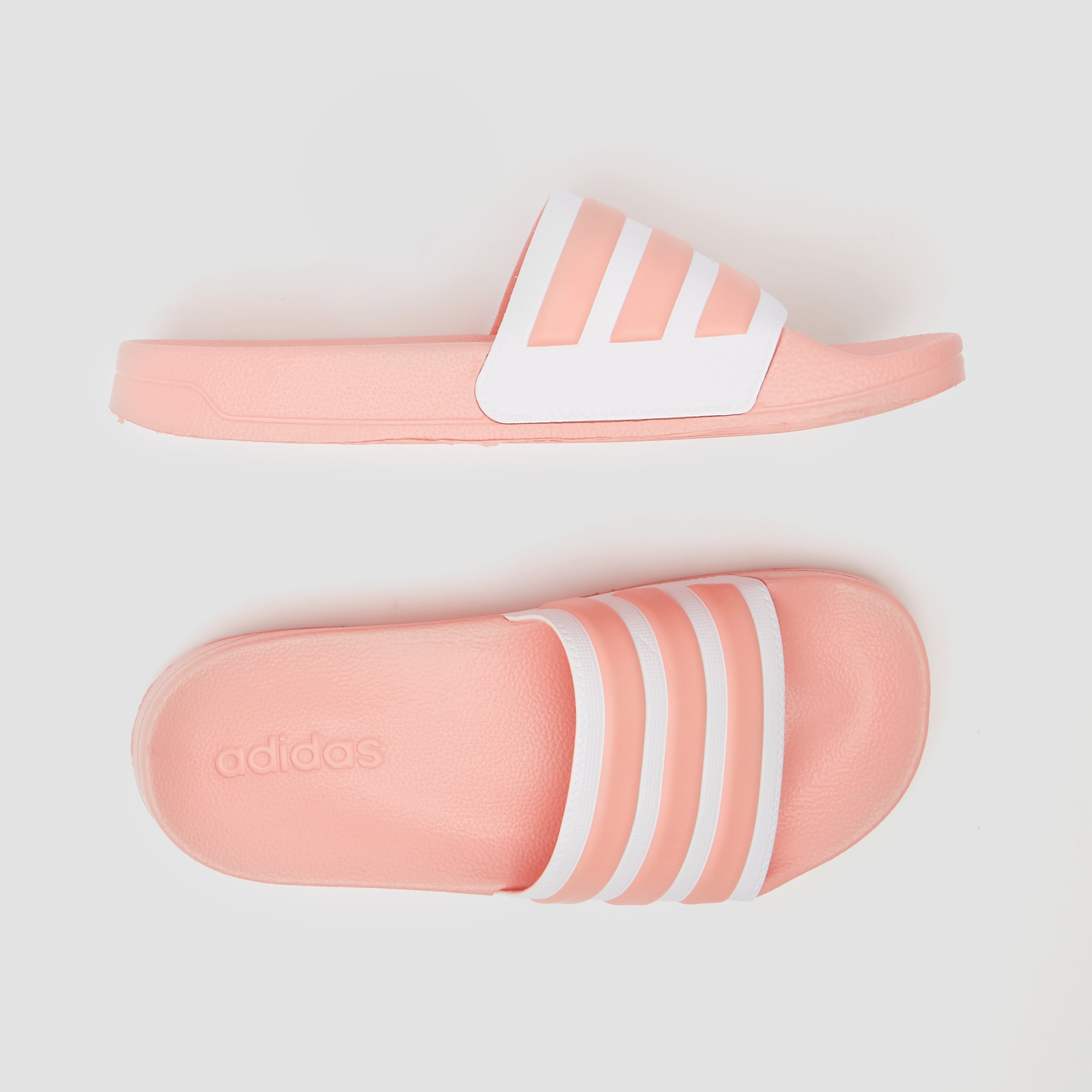 adidas Adilette shower slippers roze/wit dames Dames - Softbalwinkel.nl