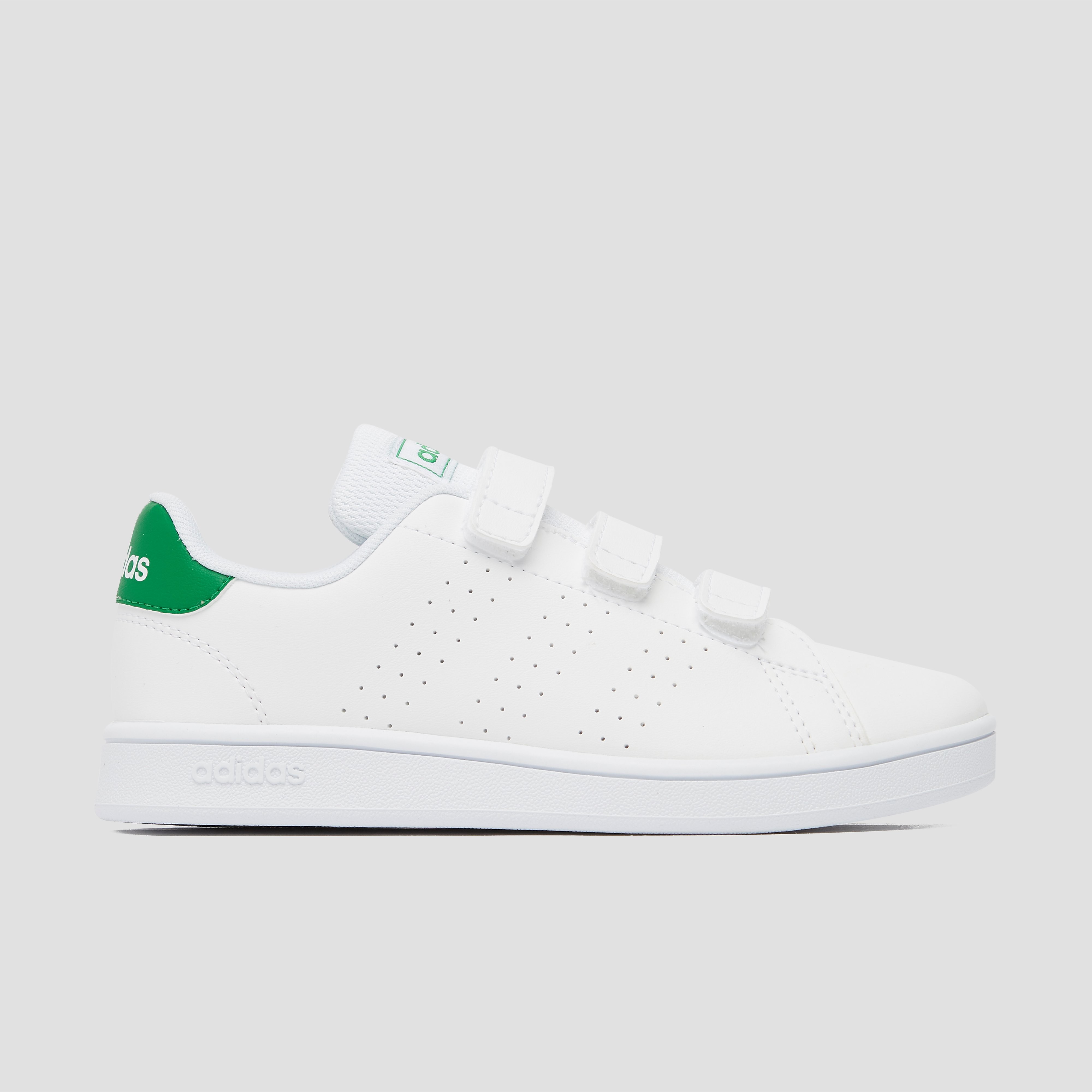 adidas Advantage clean wit/groen kinderen Kinderen