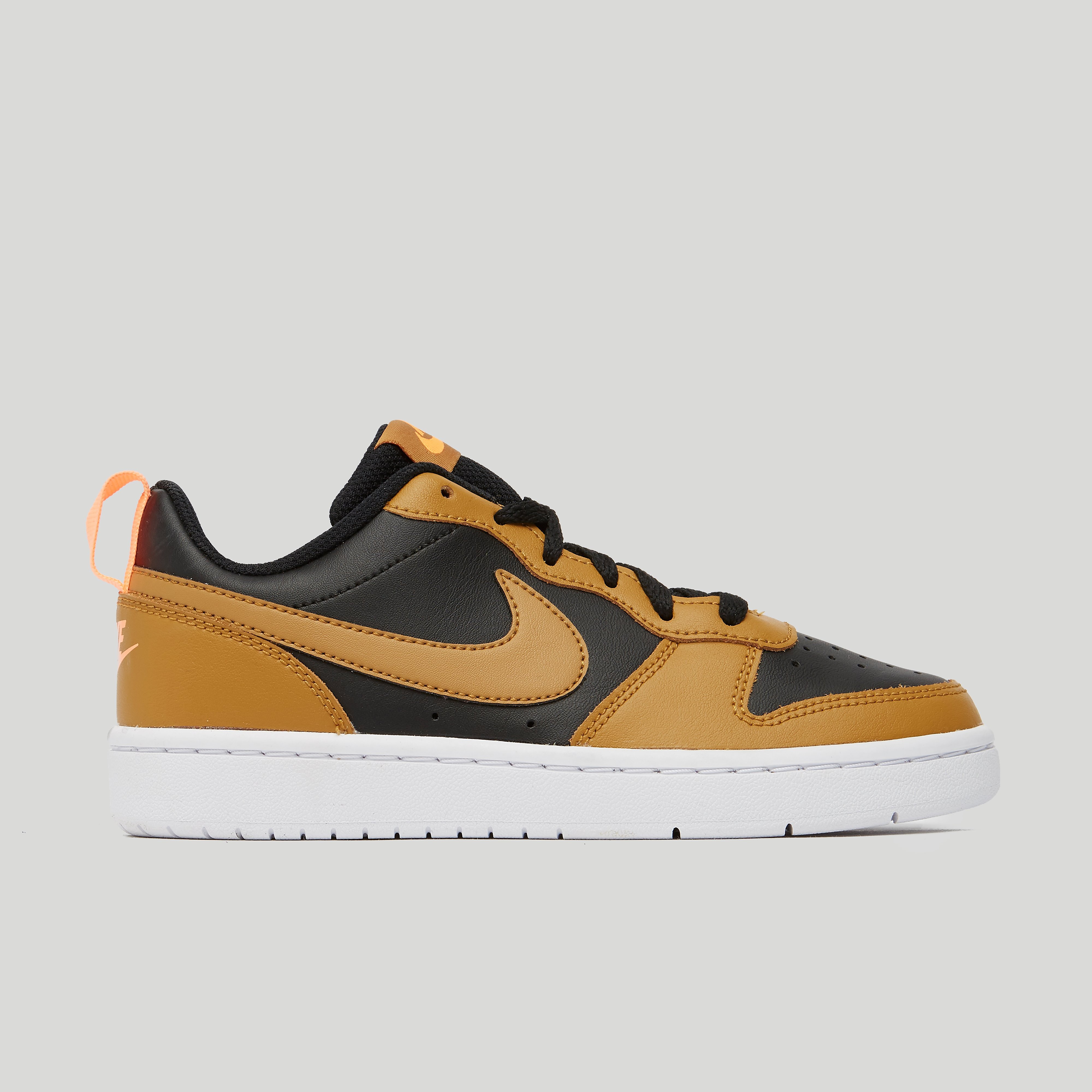 NIKE Court borough low 2 sneakers zwart/bruin kinderen Kinderen