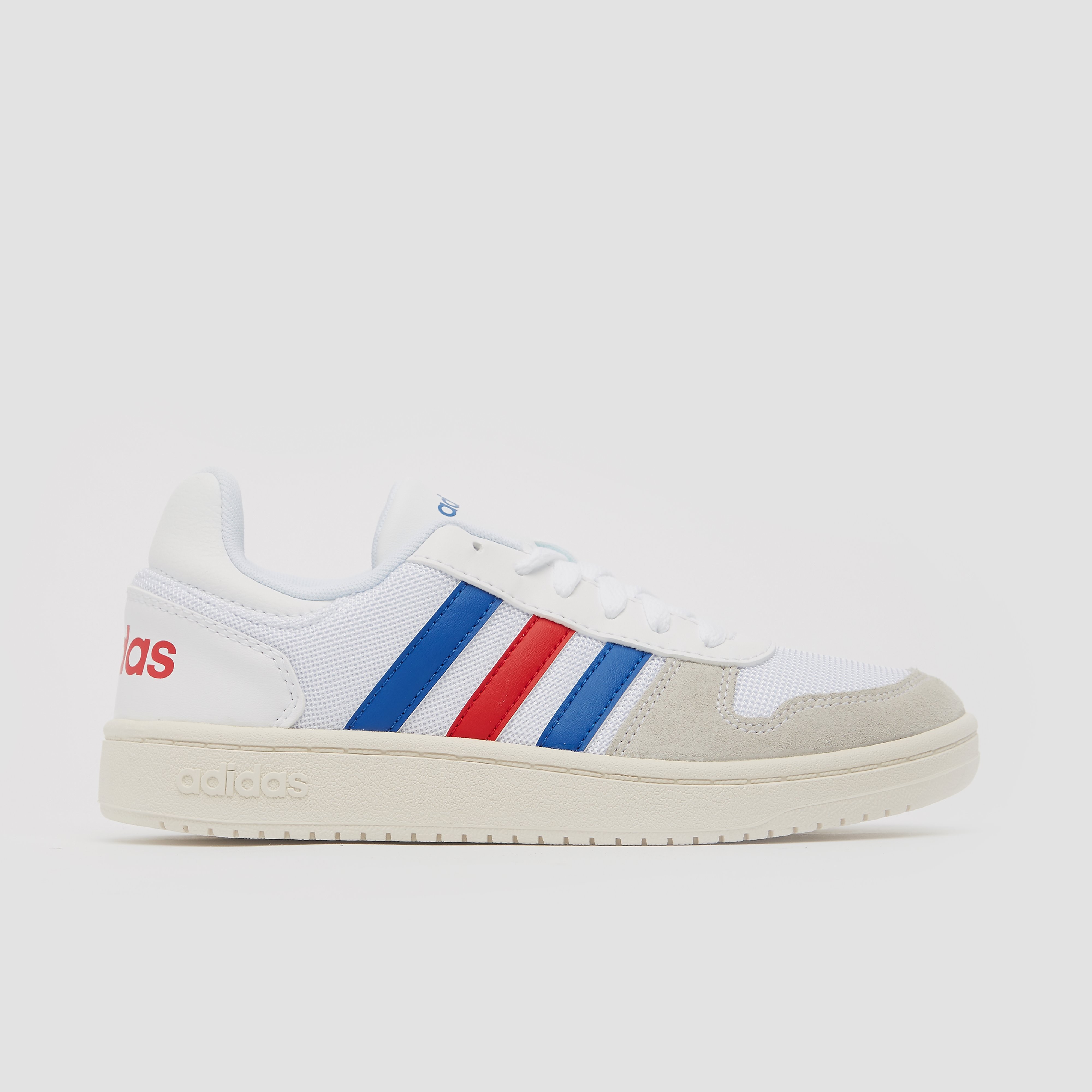 adidas Hoops 2.0 sneakers wit/blauw kinderen Kinderen