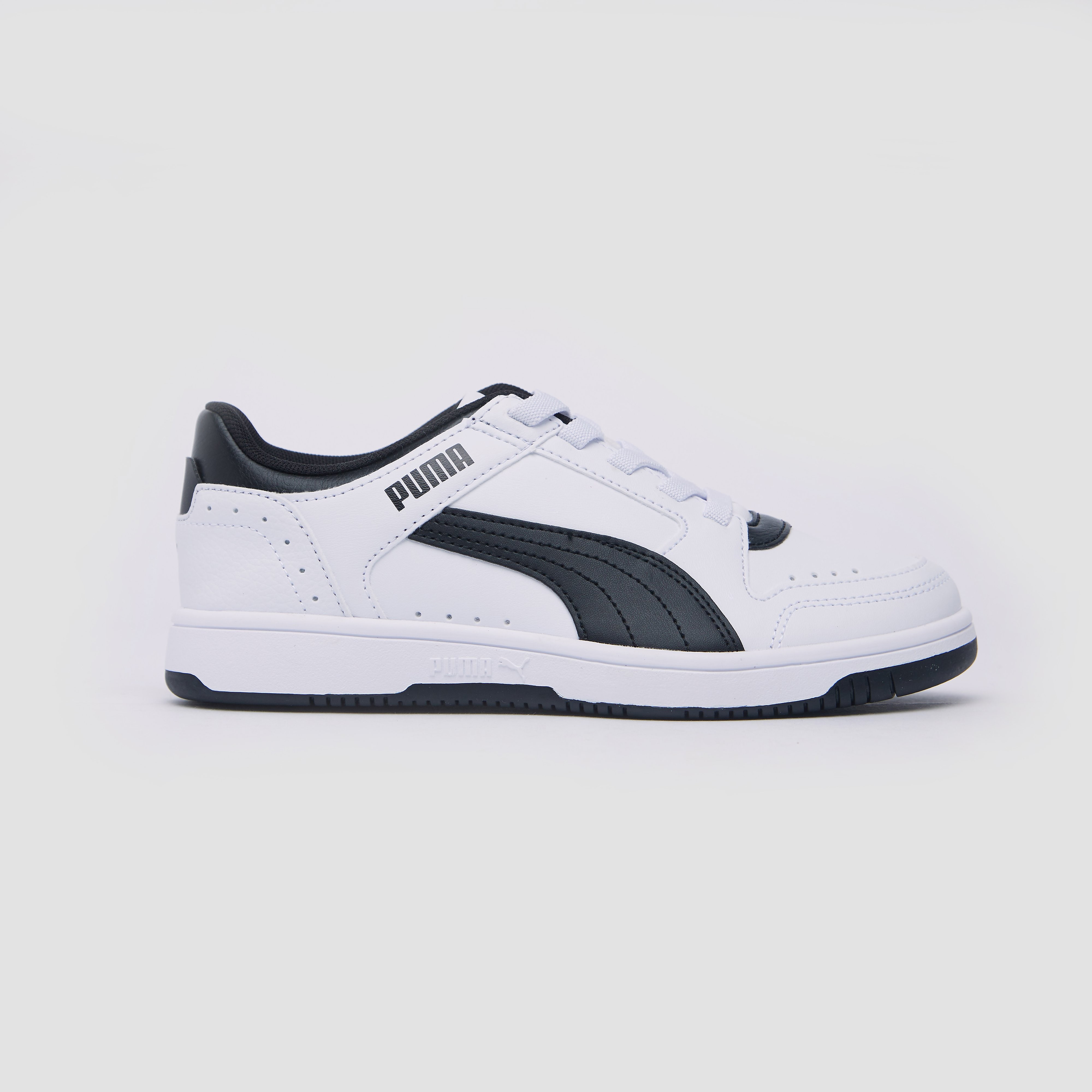 Puma Rebound Joy Low Ac Sneakers Wit/Zwart Kinderen - Maat 29